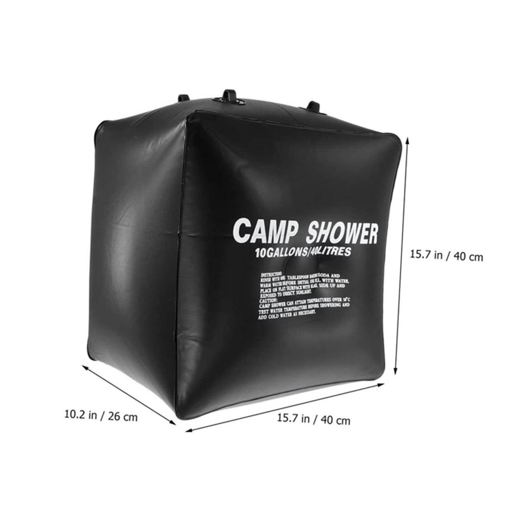 40L Solar Camping Shower Bag Portable Camp Large Capacity