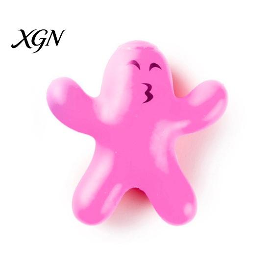 Man Squeeze Toy Cartoon Expression Stress Relief Flour Sensory Soft Stretch Anxiety Relieving Party Favors Fidget