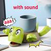 3D Printed Panicked Turtle Coaster Home/Office Decorative Coffee Tea Cup Mat Insulation Pad Mug Holder with Funny Expression