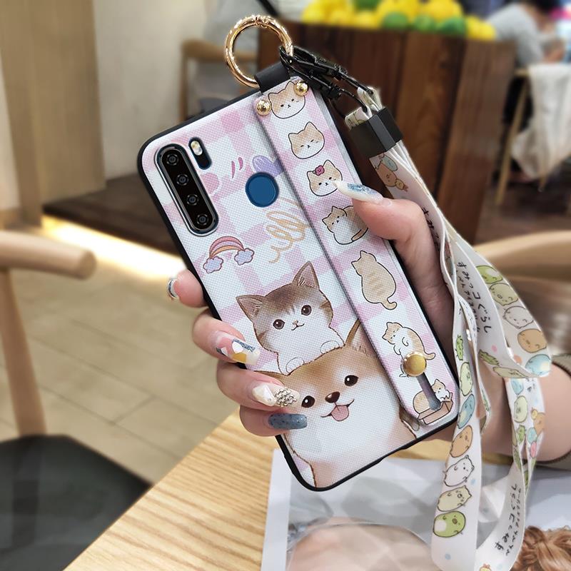 Shockproof Silicone Phone Case For Blackview A80 Pro Anti-knock Back Cover Dirt-resistant Phone Holder Waterproof Ring