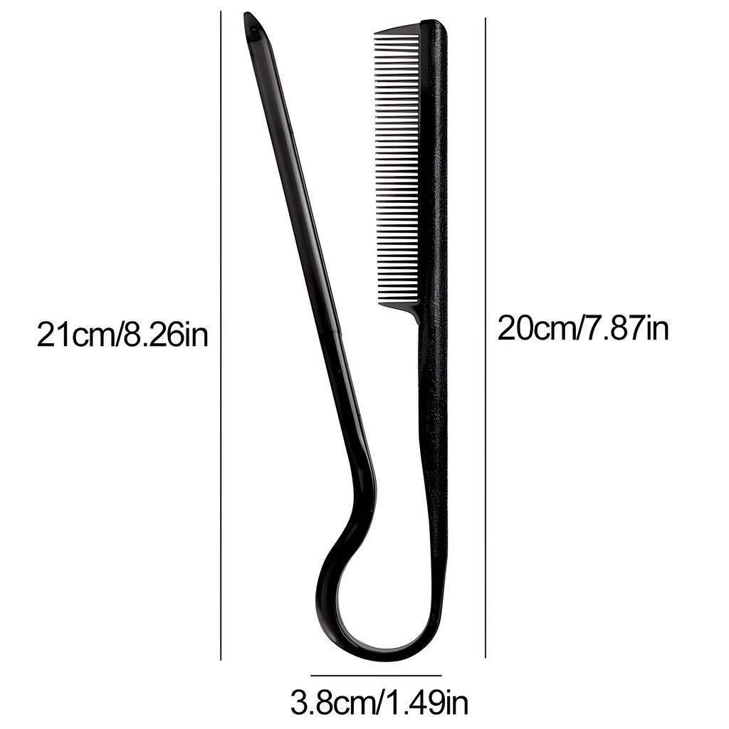 Hair Straightening Comb V Type Straight Women's Hair Brush DIY Salon Haircut Professional Hairdressing Comb Hair Styling Tools