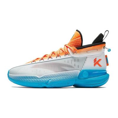 Dziecięce buty do koszykówki KT9 Thompson 9. generacji antypoślizgowe amortyzujące odporne na zużycie buty koszykarskie mid-top jaskrawopomarańczowe buty koszykarskie dla dzieci 312341130-4