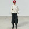 Korean Badblood BCAC Series Retro Sweater for Women - Solid Color, Round Neck, Loose Knit Top