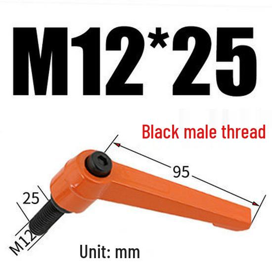 Adjustable Ratchet Handle L-Shaped Wrench with M5/M10/M16 Set Screw 7-Shaped Quick Lock Bolt