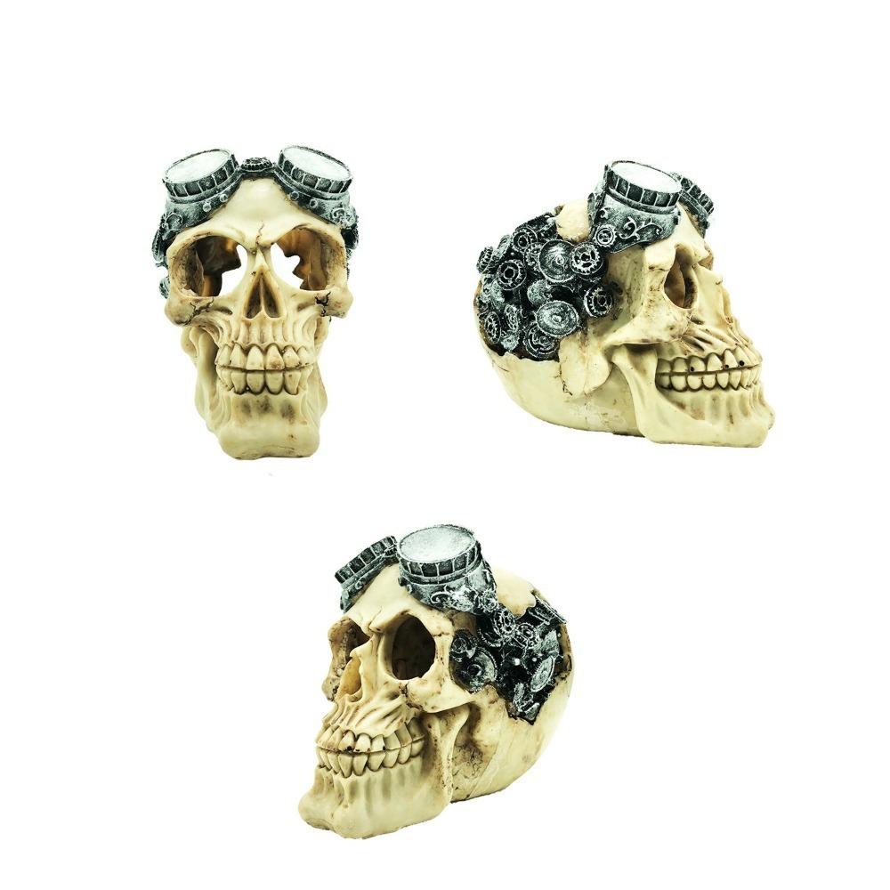 Non Toxic Resin Skull Ornament Skull Design Fish Tank Landscape Aquarium Decorative Fish Tank