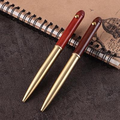Metal and Wood Twist Ballpoint Pen – Medium Point, Ideal for Gifts and Advertising