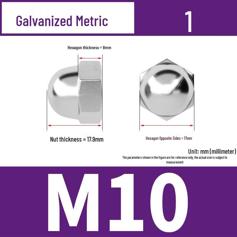 Hex Nut & Washer Set with M4*16 Self-Tapping and M6*16 Screws