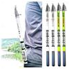 JOSBY Carbon Fiber Ultra-Light Telescopic Fishing Rod Set (1.5M-3.0M) - For Spinning, Seawater, and Freshwater