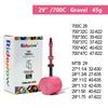 RideNow Tpu Inner Tube Metal Nozzle Gravel 45g MTB 29inch 56g Removable Valve Cores External Thread Tube with 1pc Tire lever