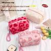 High-Value Removable Handheld Plush Makeup Bag - Cute, Large Capacity Cosmetics Storage for Sweet Girls