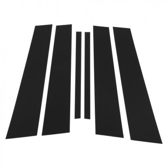 6 Pcs Door Pillar Window Trim for Kia Sportage 2017- Black New