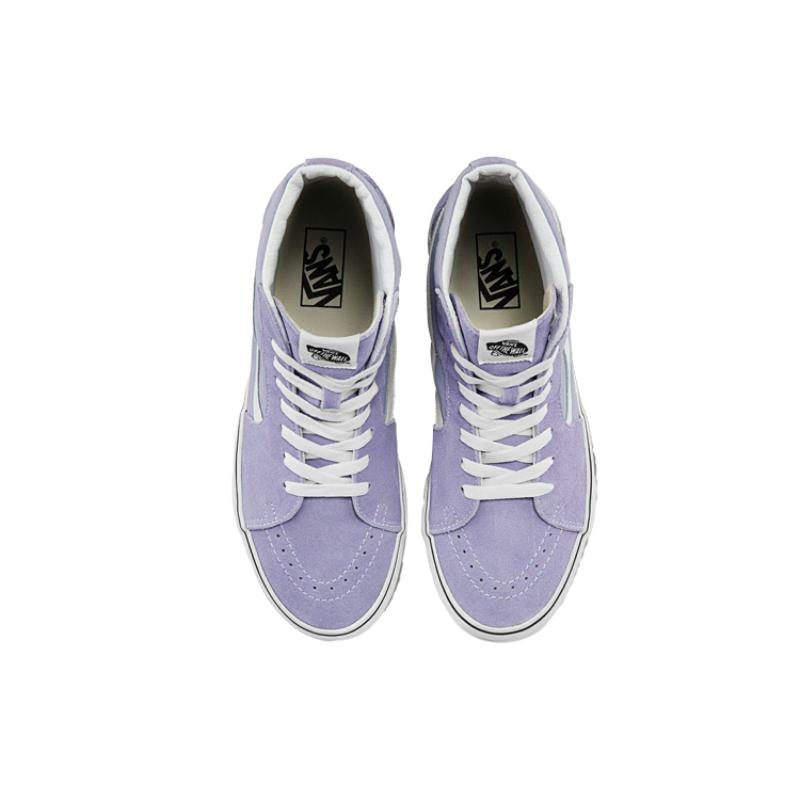 Vans Unisex SK8 Hi High Top Sneakers Purple Light Purple Vans VN0A5JMJARO