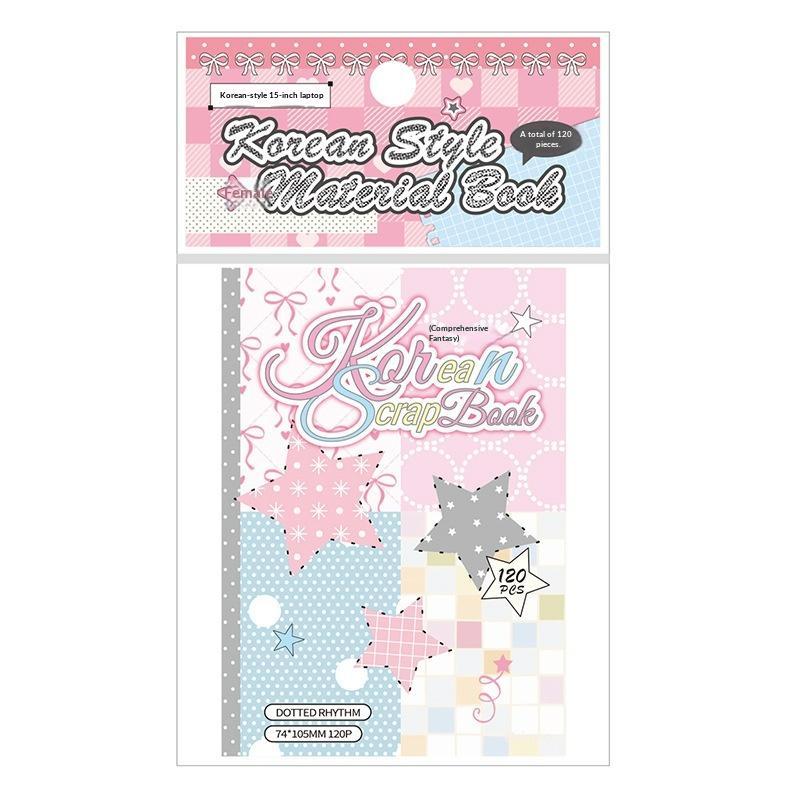 Korean Ins Style M5 Memo Pad 120 Sheets Basic Simple Polka Dot Salt Style for Student Homework Note Office Memo