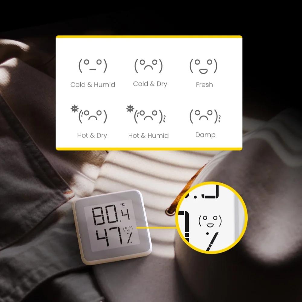 Digital Temperature Humidity Meter with Lcd Screen Small-scale Digital Moisture Meter Wireless Smart Temperature for Smart Home