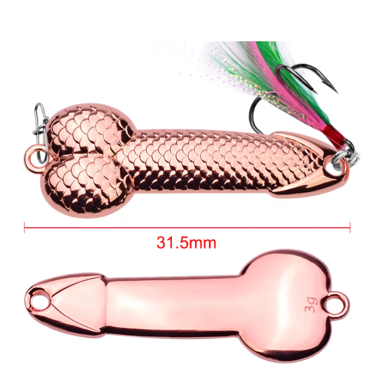 

Sequins Spoon Fishing Lures with Feather Hook Metal Sequins Bait for Freshwater and Seawater 3g 31.5mm / 1.2in Rose Gold