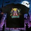 Gargoyles Cartoonfiguren Grafik Schwarzes T-Shirt