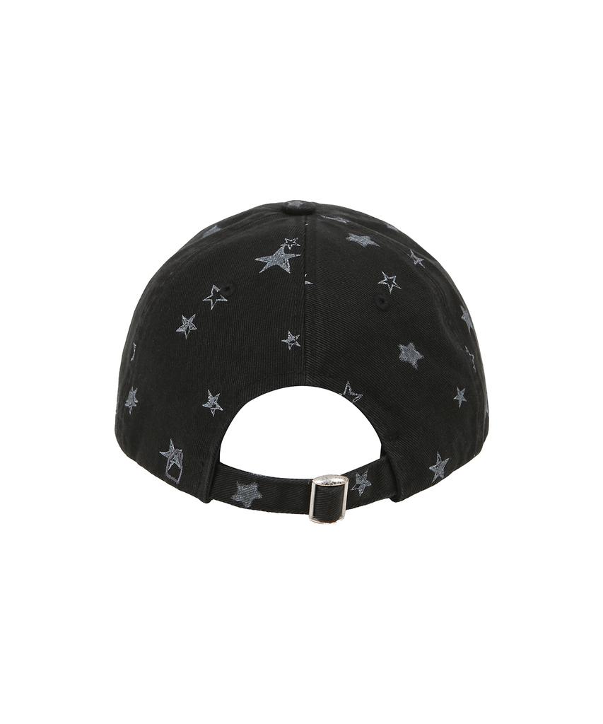 COMONINOZ [Cn]Star Damage Washed Ballcap [2Color]