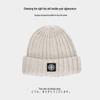 Korean Style Unisex Knit Hat - Warm Woolen Beanie for Autumn & Winter