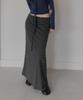 Teuwi Cloney Striped Maxi Long Skirt
