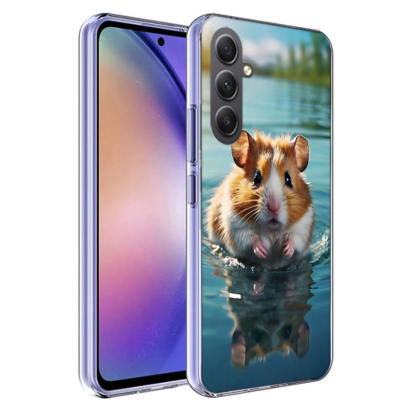 Hamsters With Hats Have Ears Phone Case For Samsung A54 A34 A24 A14 A53 A33 A23 A13 A52S A32 A22 A12 A17 Galaxy A03S A04S A02S A