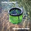 25cm/35cm Baits Storage Cage for Keep Live Fish Portable Bucket Floating Fishing Basket Fishing Net Holder Foldable
