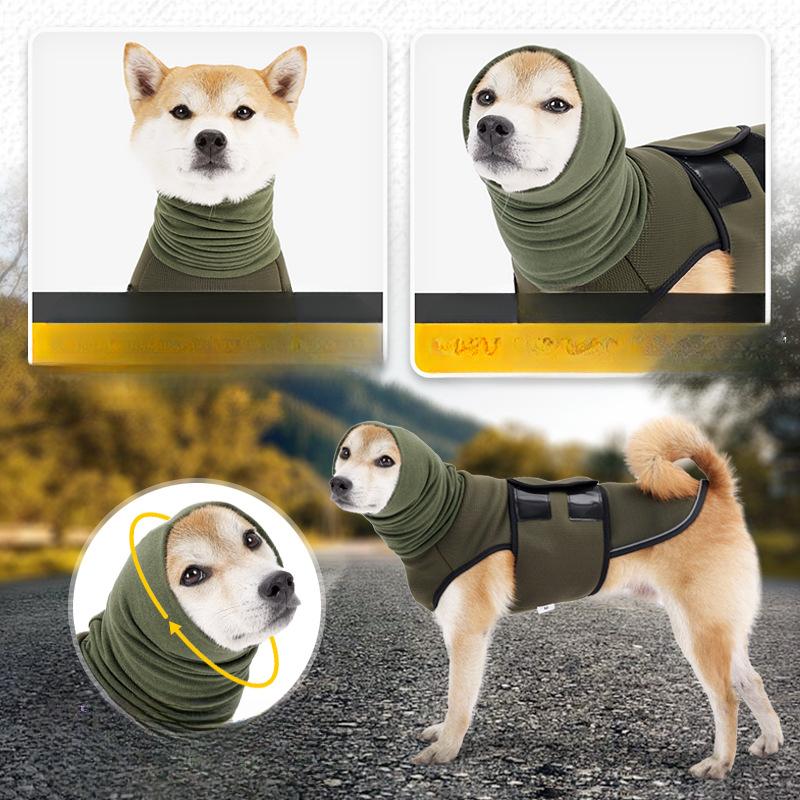 Pet Clothing, Dog Comfort Clothes, Anti-lightning Shock and Anti-anxiety Pullover Clothes, Reflective At Night