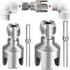 Dn15/20 Pipe Threading Tool Hex Shank Die Internal External Threads 1/2&3/4 Inch Water Pipes Ppr Pvc Mpp Detachable