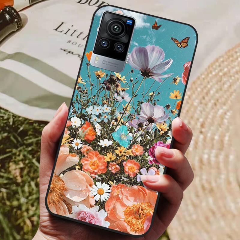 For Vivo X60 Pro Global Version Case Cat Wolf Painted Soft Silicone Phone Cases for Vivo X60 Pro Back Cover X60Pro V2046 Coque