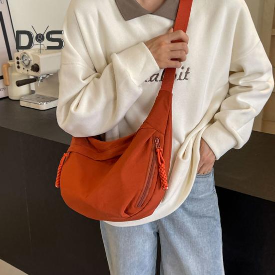 Umhängetasche für Damen mit verstellbarem Riemen, große Kapazität, Knödeltasche, Reißverschluss, Multi-Pocket-Design, Schultertasche für den täglichen Gebrauch