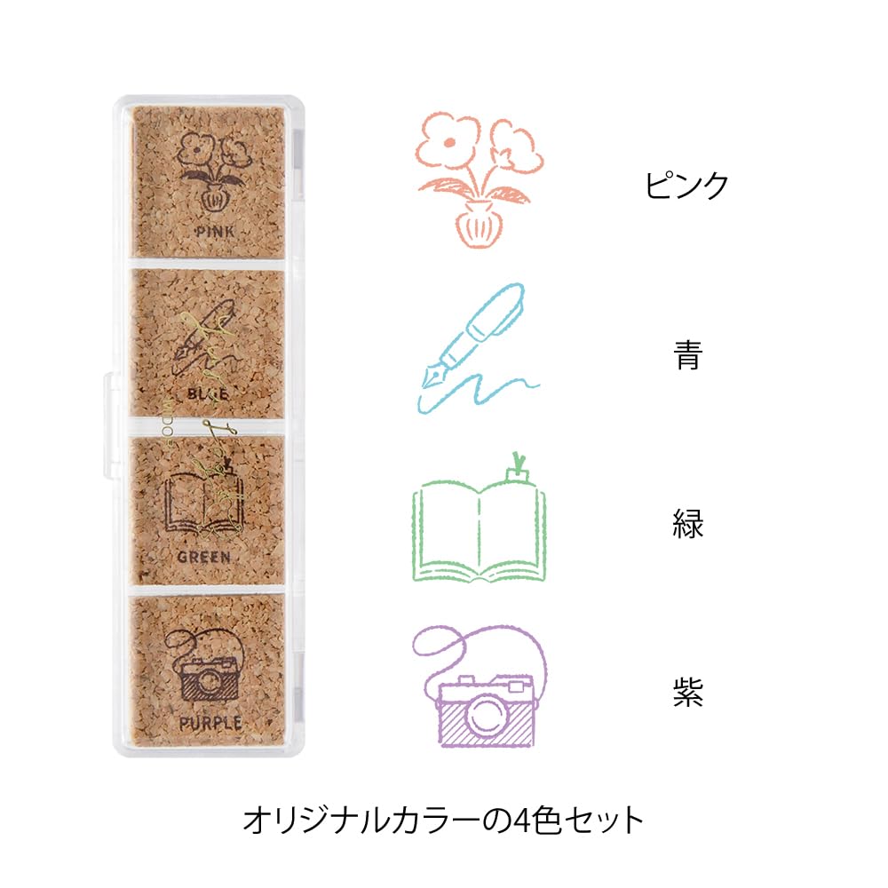 Midori Stamp Yurulog Penetration Stamp Living Pattern 35617006