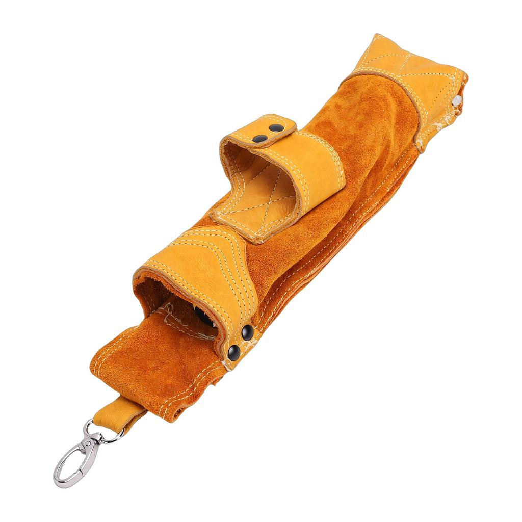 Borsa Elettrodi Ignifuga Portabastoni Saldatura in Pelle PU Borsa di Stoccaggio Ispessita Resistente all'Usura