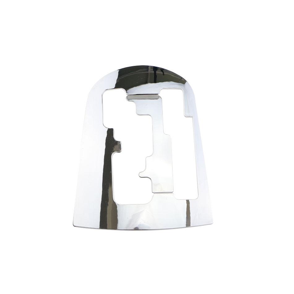 Chrome Car Gear Knob Panel Cover for Hyundai Solaris Accent 2011-2015 AT LHD Shift Knobs Sticker Decoration Trim Covers Styling