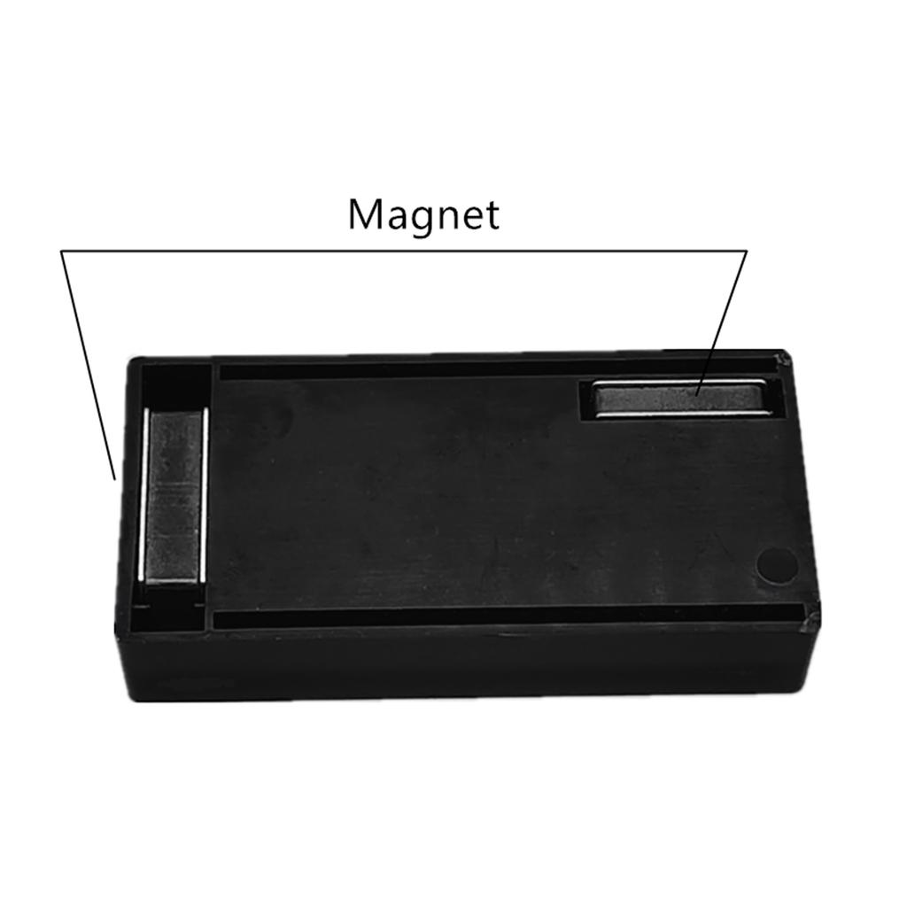 Holdbar Værbestandig Nøkkelgjemmer Praktisk Nøkkelboks Magnetisk Bilnøkkelholder Utendørs Gjemmested med Magnet Etuier for Hjemmet