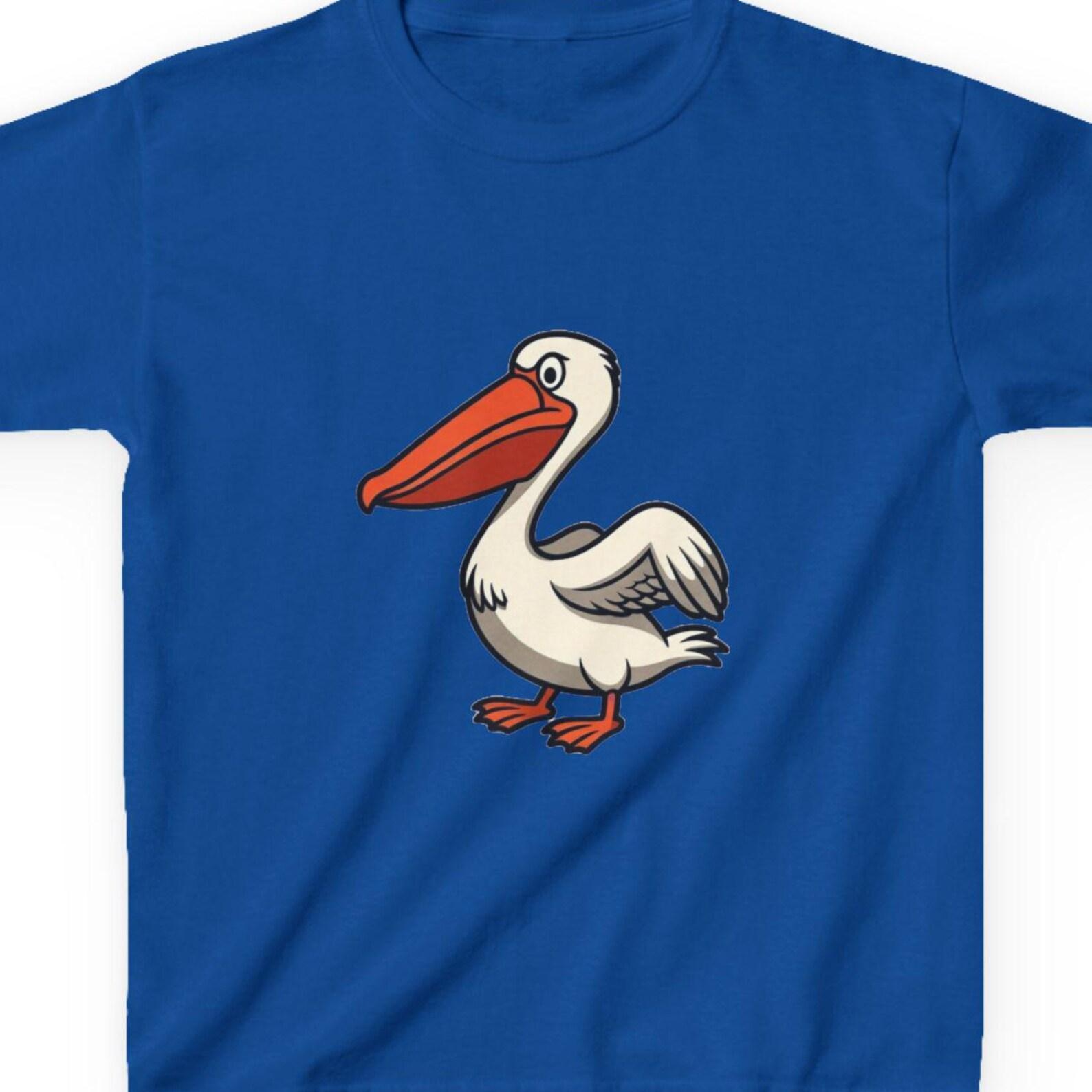 Pelican Kids Tshirt | Cute Seaside Bird Shirt 150