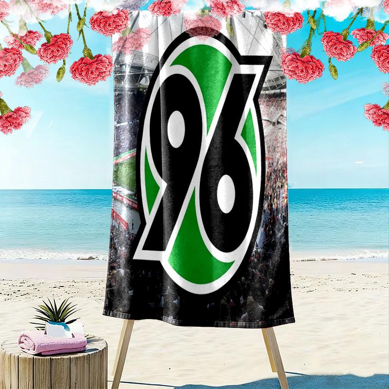 Hannover Legacy Print Beach Towel, Large Soft Quick Dry Towel for Beach Camping Swimming