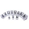5Pcs/set Fasteners Angle Bracket 90 Degree Corner Support Bracket Durable L-Shaped Connector
