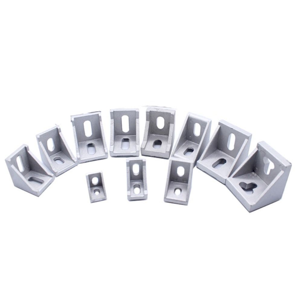 5Pcs/set Fasteners Angle Bracket 90 Degree Corner Support Bracket Durable L-Shaped Connector