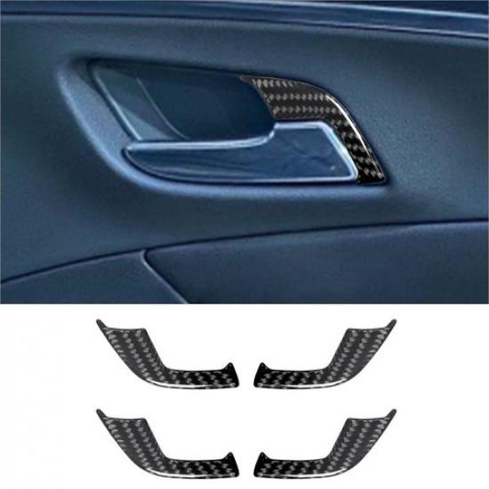 4 шт. Накладка на ручку двери салона из углеродного волокна для Chevrolet Impala 2014-