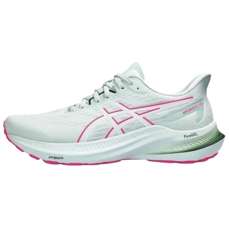 Asics Womens GT 2000 12 'Pure Aqua Pink' (women's sizes) Pure Aqua / White Running Shoes 1012B506 300