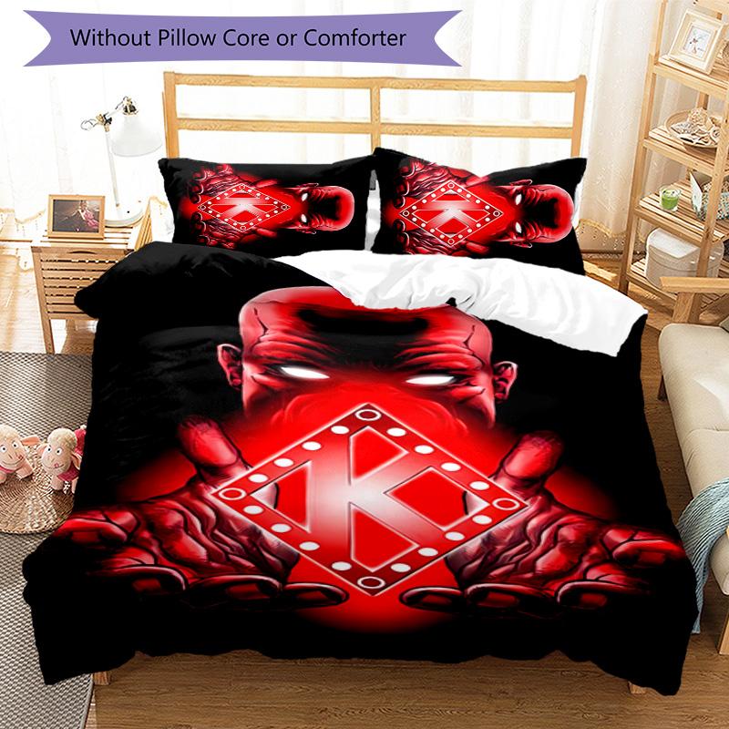3pcs Kappa Alpha Psi pattern bedding set duvet cover set includes duvet cover &pillowcases, perfect all season bedroom decoration & gift