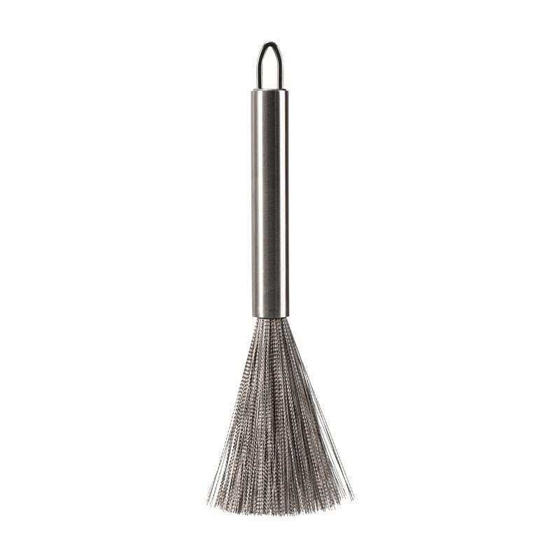 304 Stainless Steel Pot Brush With Handle Household Wire Cleaning Brush For Pot Bowl Sink Kitchen Clean Tool