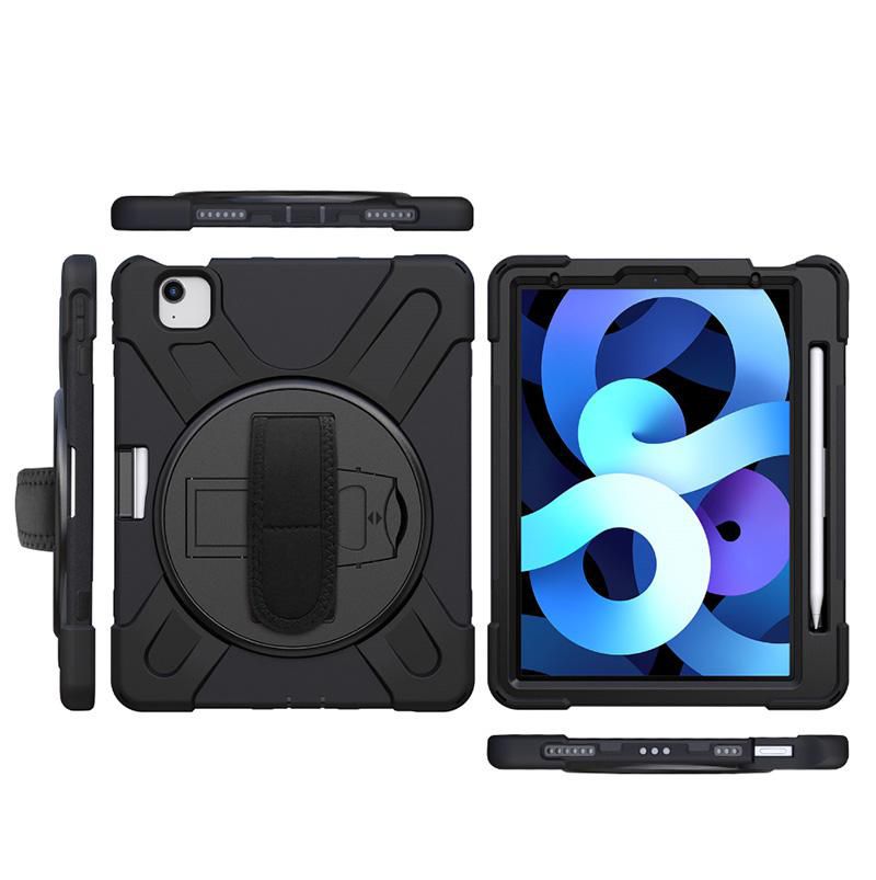 Estuff Austin Defender Case For Ipad Pro 11 2024 With Hand And Shoulder Strap, Black, Es681558-Bulk
