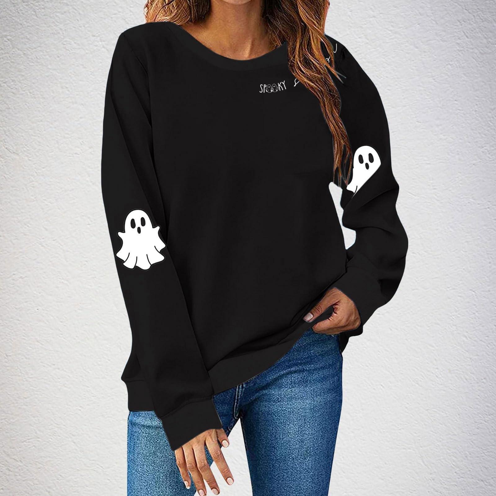 

Women s Casual Fashion Print Long Sleeve O-Neck Sweatshirts Pullover Top Blouse XXXL