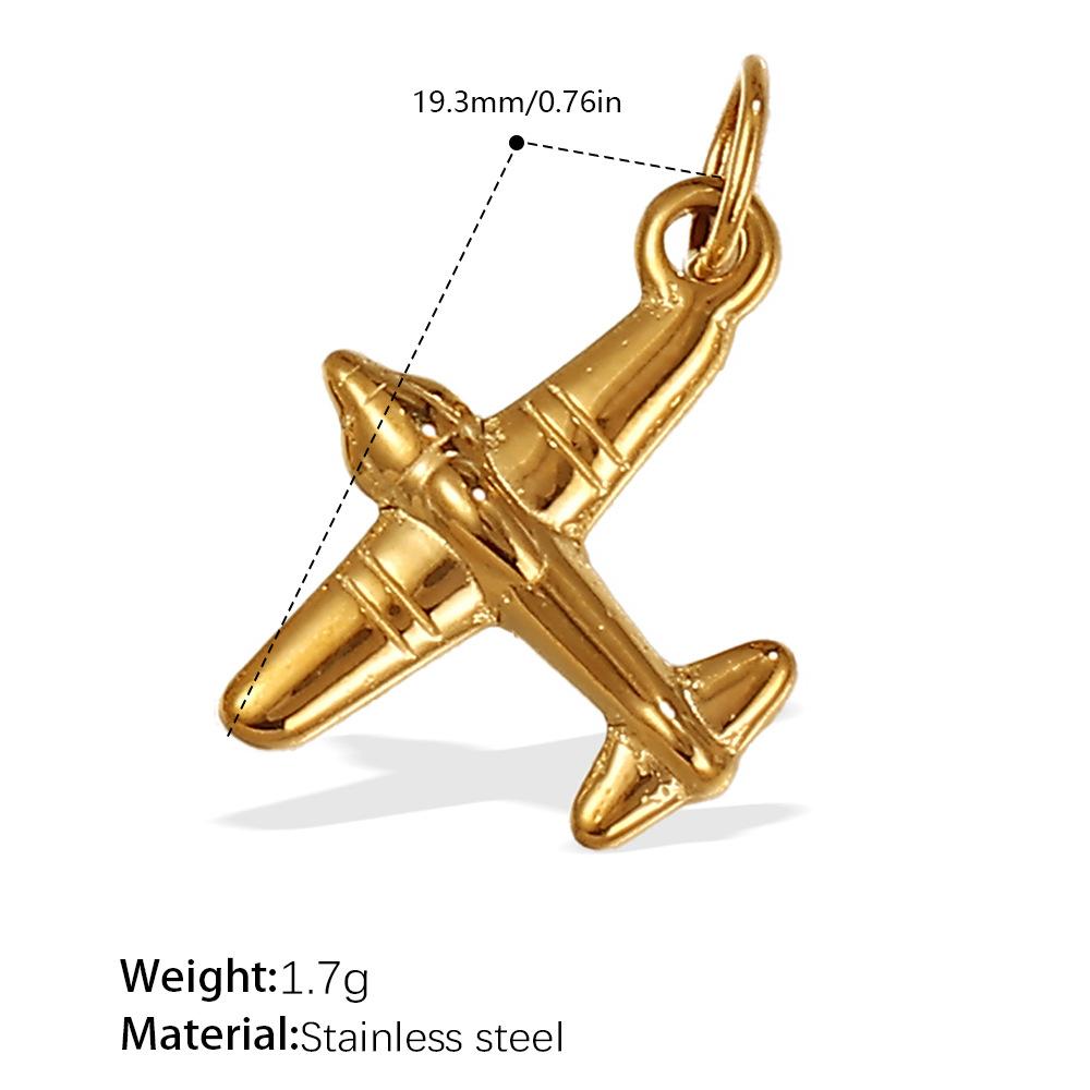 Exquisite And Compact Diy Key Pendant Stainless Steel Gold-Plated Cute And Diverse Styling Accessories