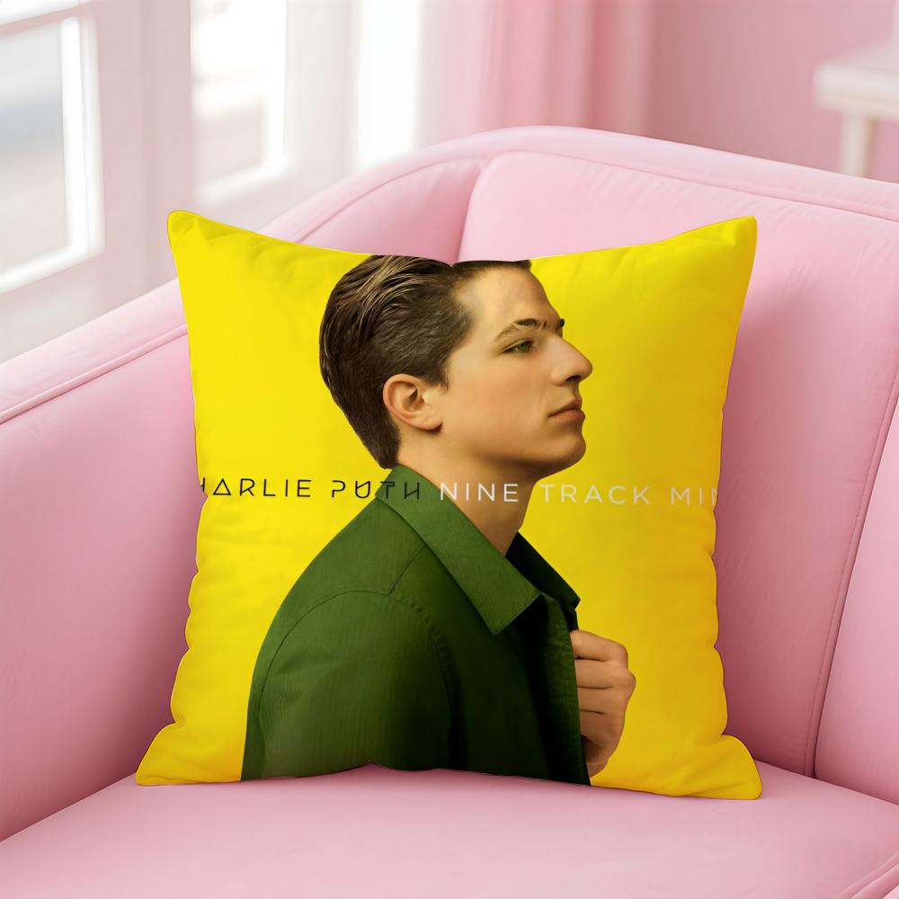 Heißer Sänger CCharlie PuthS Kissenbezug Kissenhülle Kurzer Plüsch Unsichtbarer Reißverschluss Raum Sofa Kissenbezug