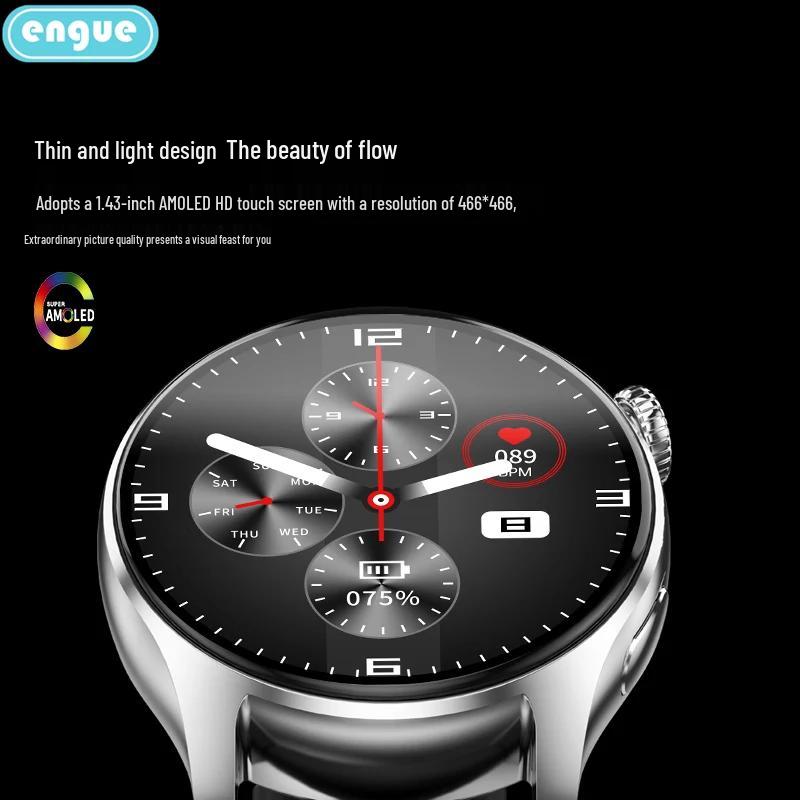 ENGUE EG-TL02S Smart Watch for Calls & Health Monitoring