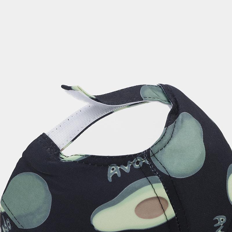 New European and American full-printed avocado pattern baseball cap summer outdoor travel sun protection cap men's and women's sunshade cap