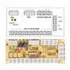 Arcade Joystick DIY Set 0 Delay Arcade USB Encoder To PC + Push Buttons Kits
