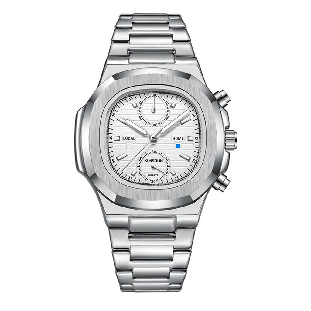 Herren Wasserdicht Leuchtend Lauf Wecker Uhr