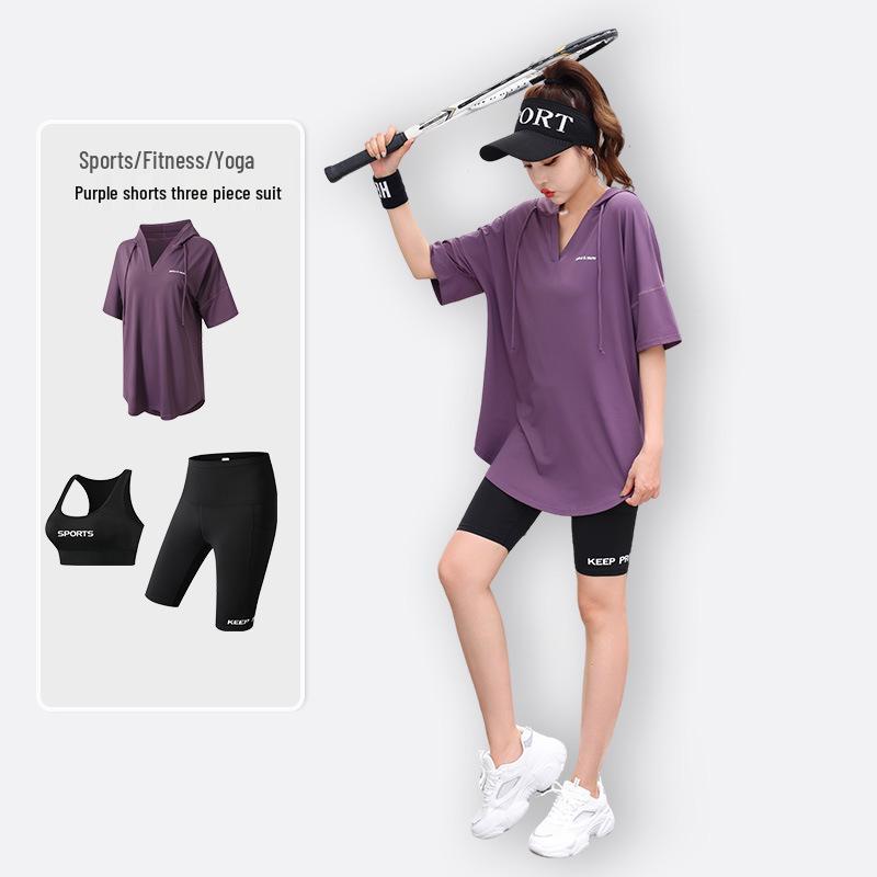 2024 Plus Size Yoga & Running Fitness Set - Tummy Control, Slim Fit